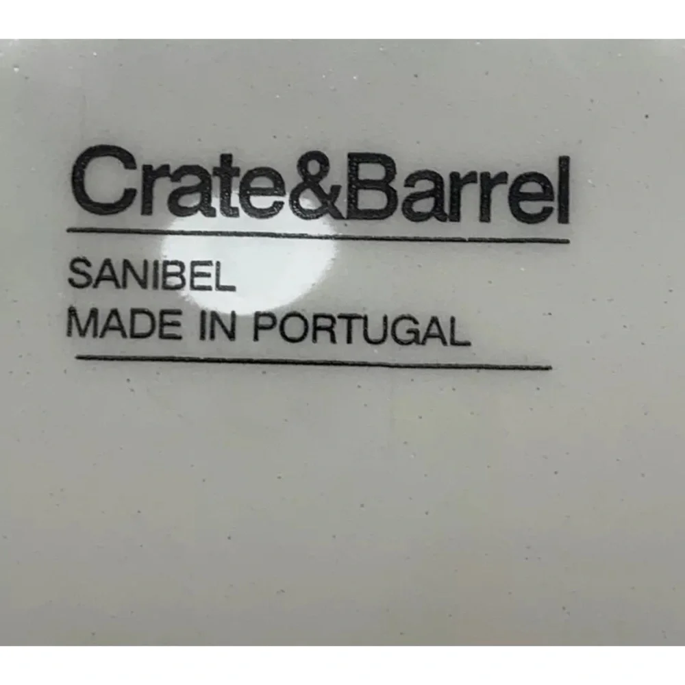 Crate & Barrel SANIBEL 11” dinner plates- 7 available- yellow/blue/green stripe